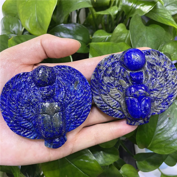 Blue Lapis Lazuli Scarab-ToShay.org