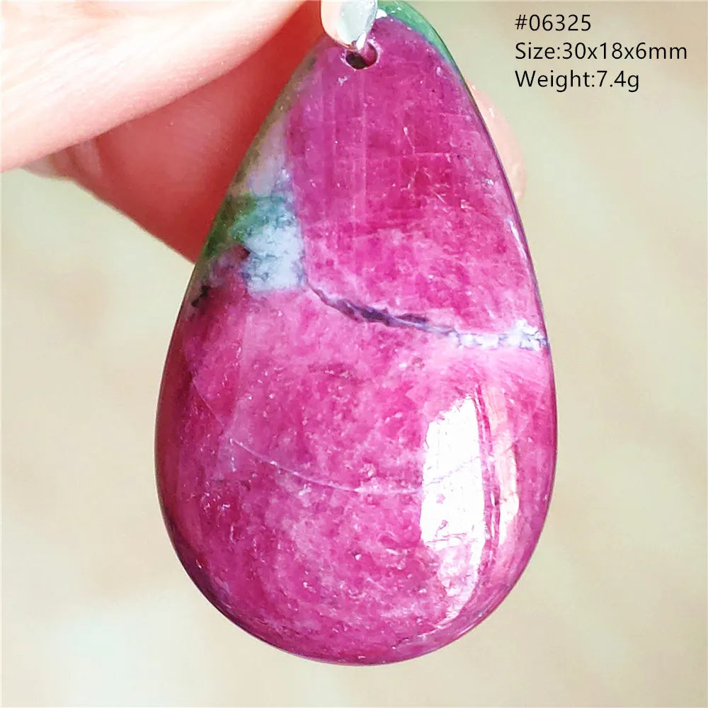 Red Ruby Zoisite Light Pendant-ToShay.org