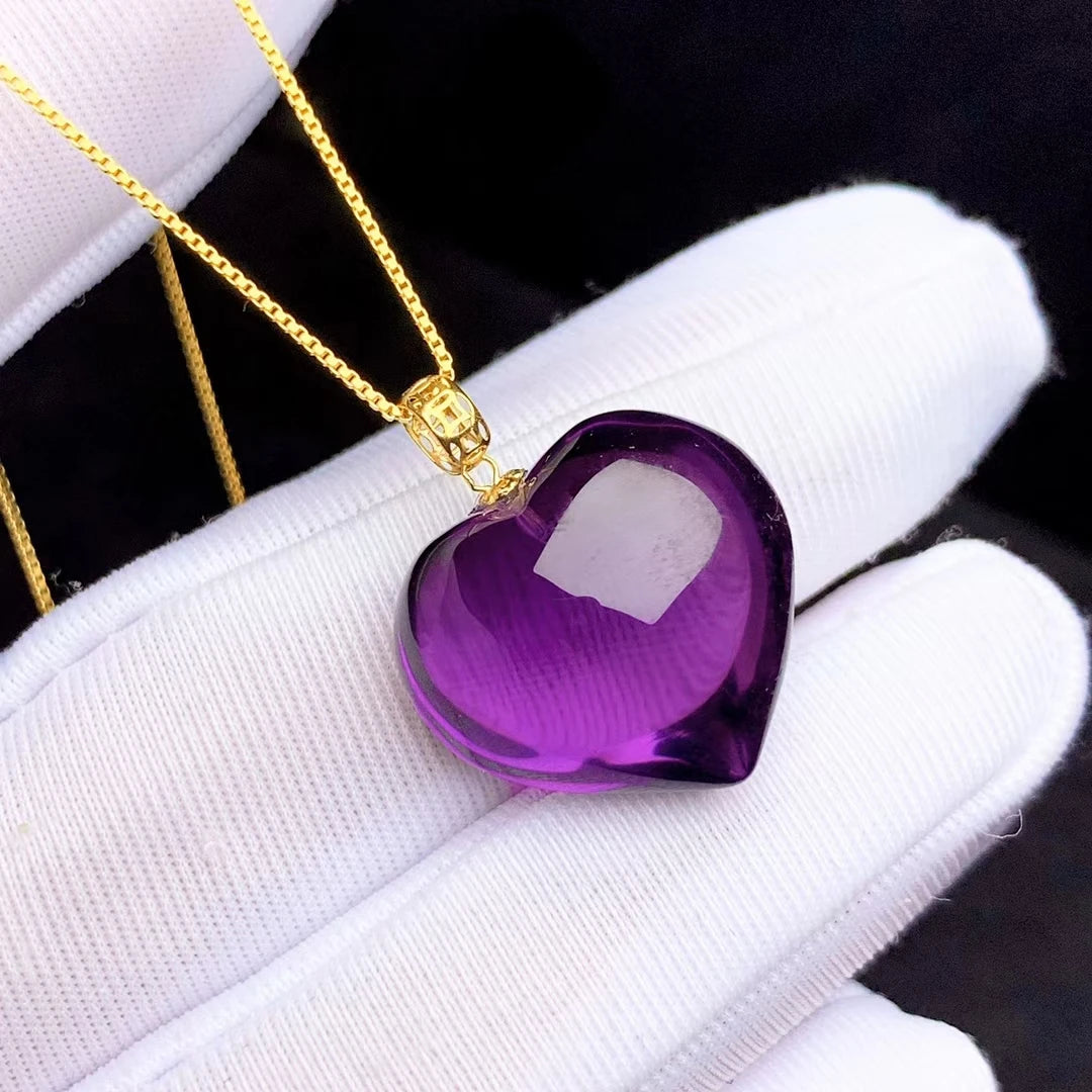 Purple Amethyst Quartz Pendant-ToShay.org