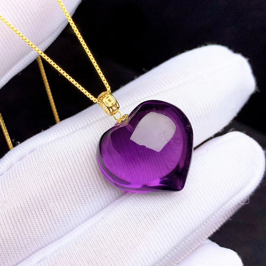 Purple Amethyst Quartz Pendant-ToShay.org