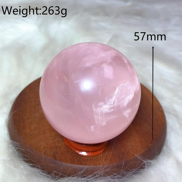 Pink Rose Quartz Ball-ToShay.org