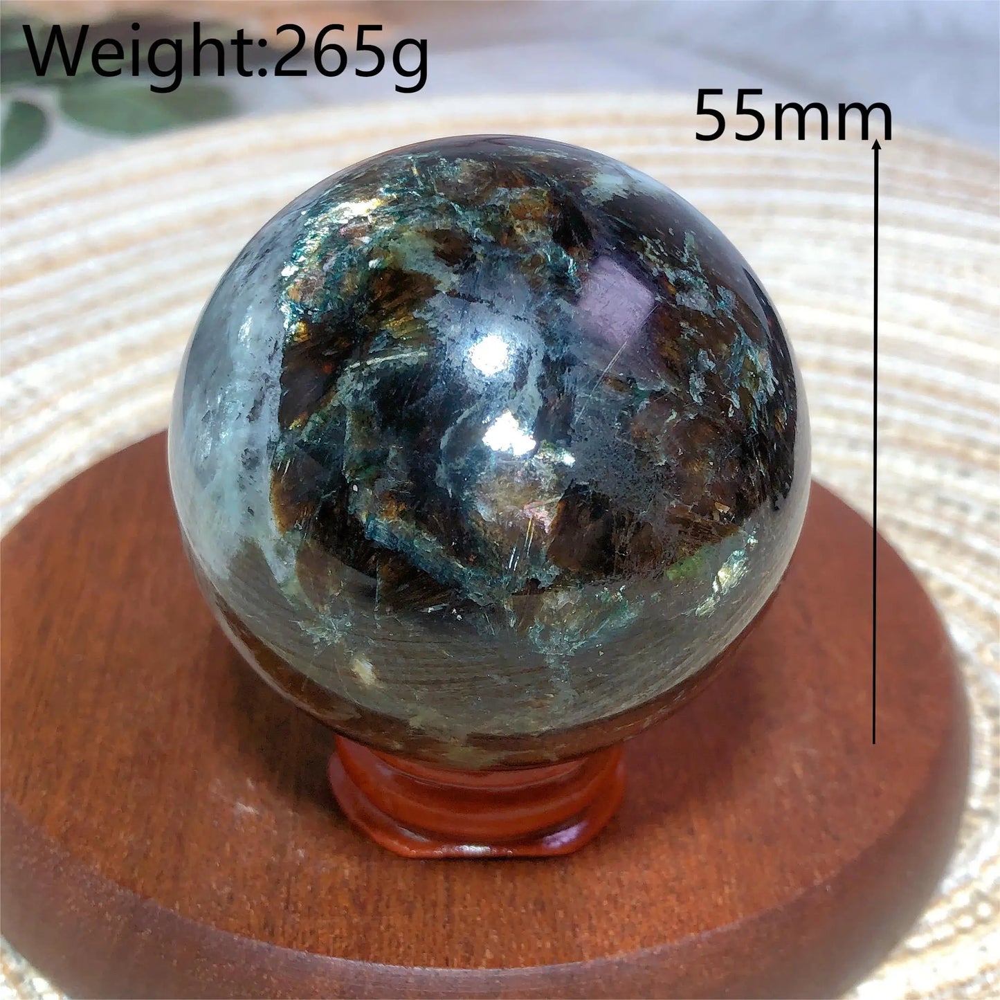 Gold Flash Phlogopite Balls-ToShay.org
