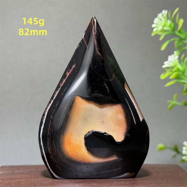 Black Striped Agate Torch-ToShay.org