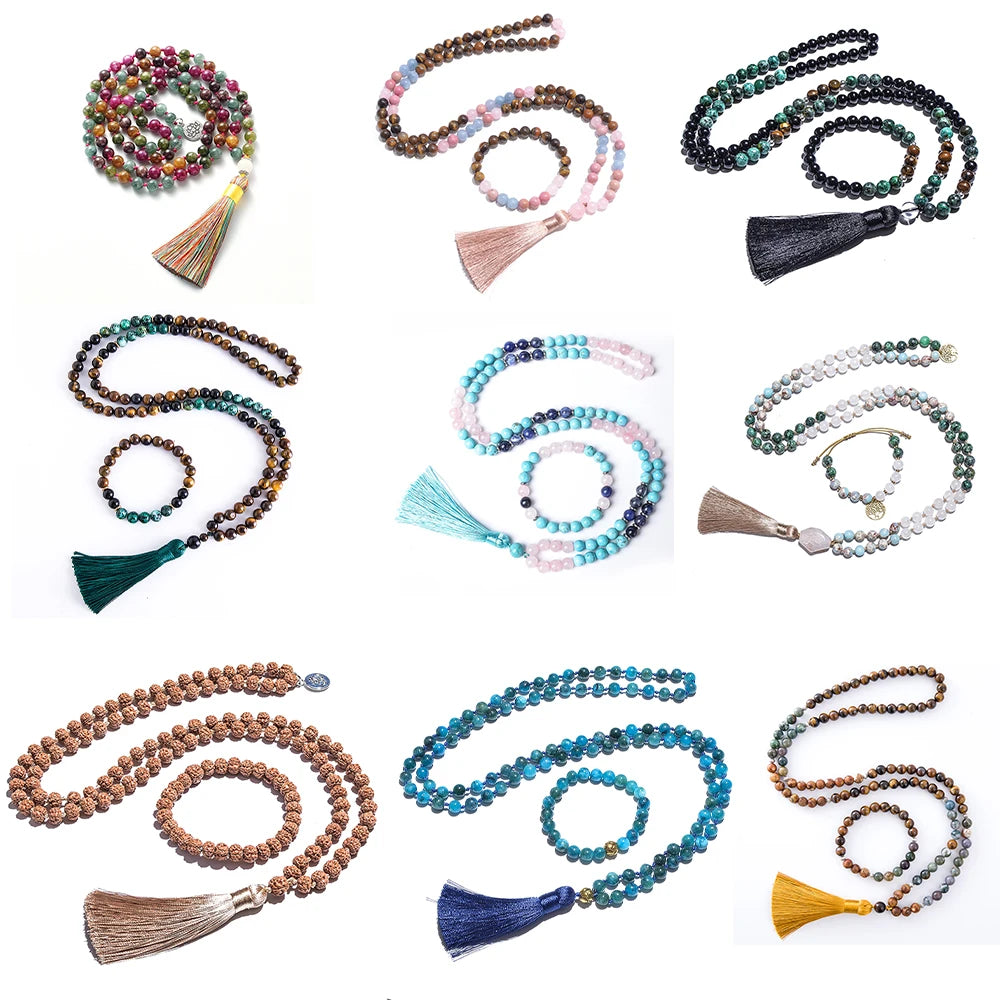 Mixed Crystal Mala Beads-ToShay.org