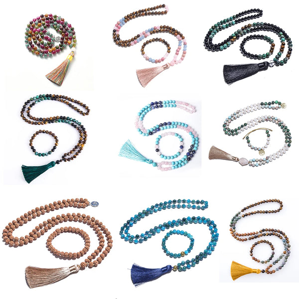 Mixed Crystal Mala Beads-ToShay.org