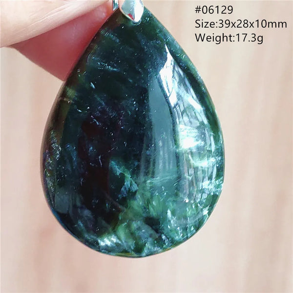 Green Seraphinite Pendant-ToShay.org