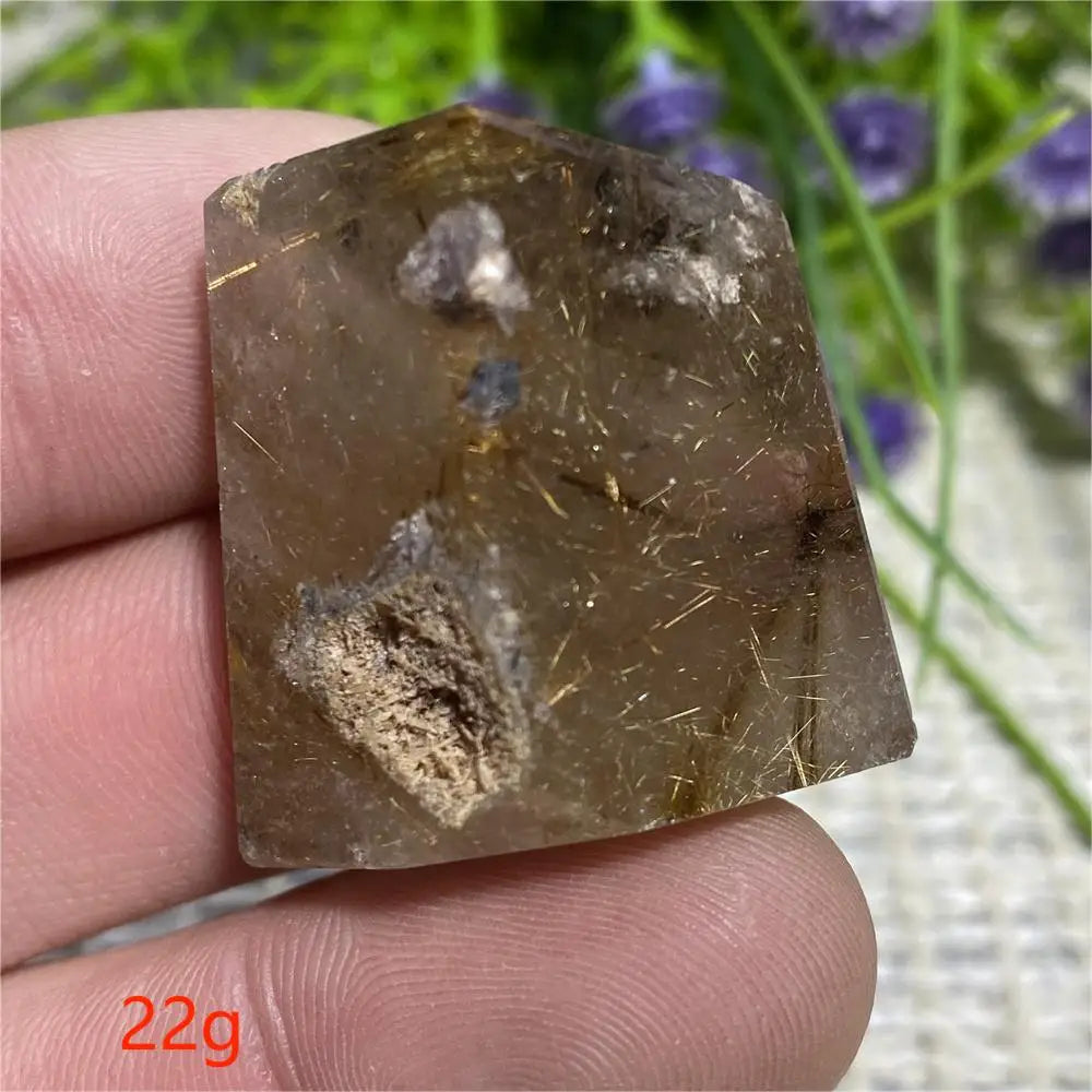 Gold Rutilated Quartz Rock-ToShay.org
