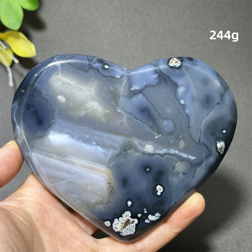 Purple Agate Geode Heart-ToShay.org