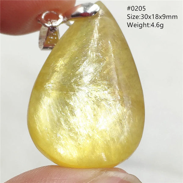 Gold Lepidolite Flash Pendant-ToShay.org