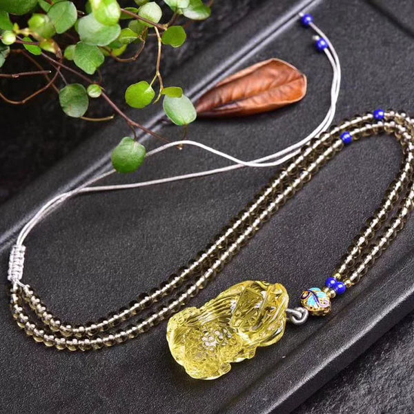 Yellow Citrine Quartz Pi Xiu-ToShay.org