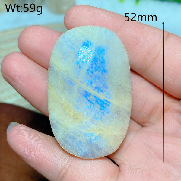 Blue Moonstone Palm Stones-ToShay.org