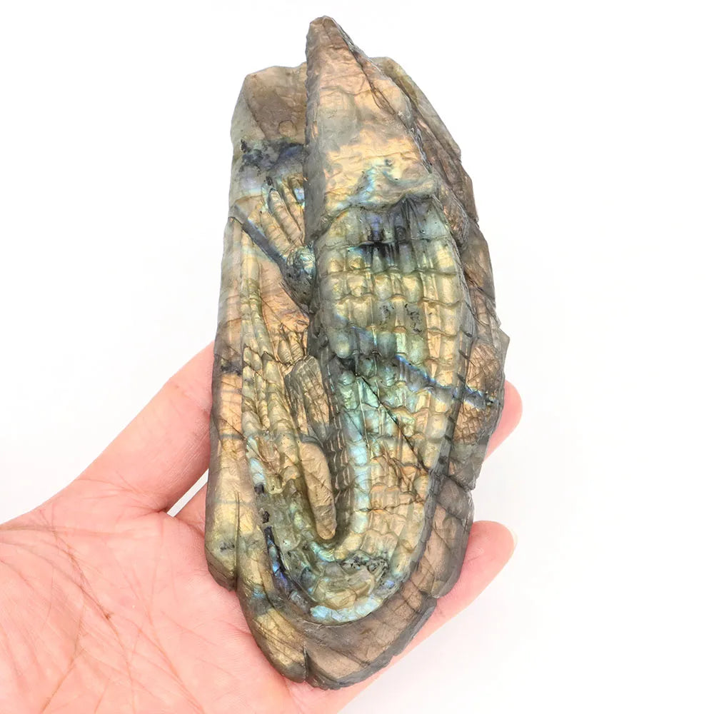 Blue Labradorite Crocodile-ToShay.org