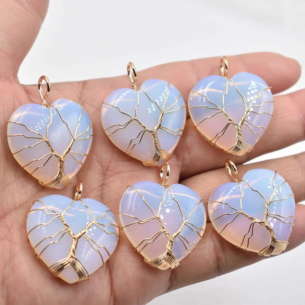 Mixed Crystal Tree Heart-ToShay.org