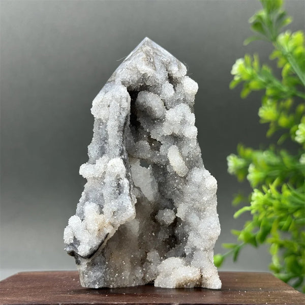 Purple Sphalerite Geode Obelisk-ToShay.org