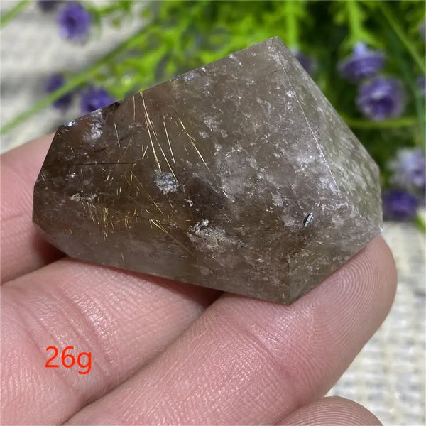 Gold Rutilated Quartz Rock-ToShay.org