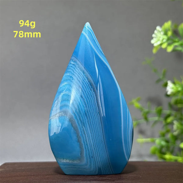 Blue Agate Torch-ToShay.org