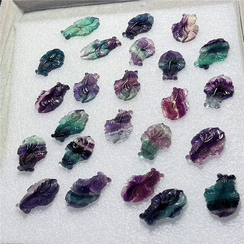 Rainbow Fluorite Goldfish-ToShay.org