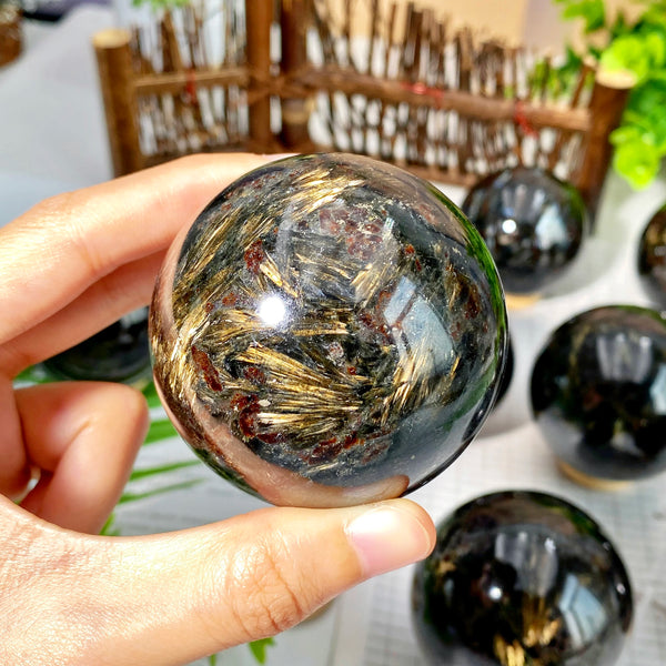 Black Fireworks Crystal Ball-ToShay.org
