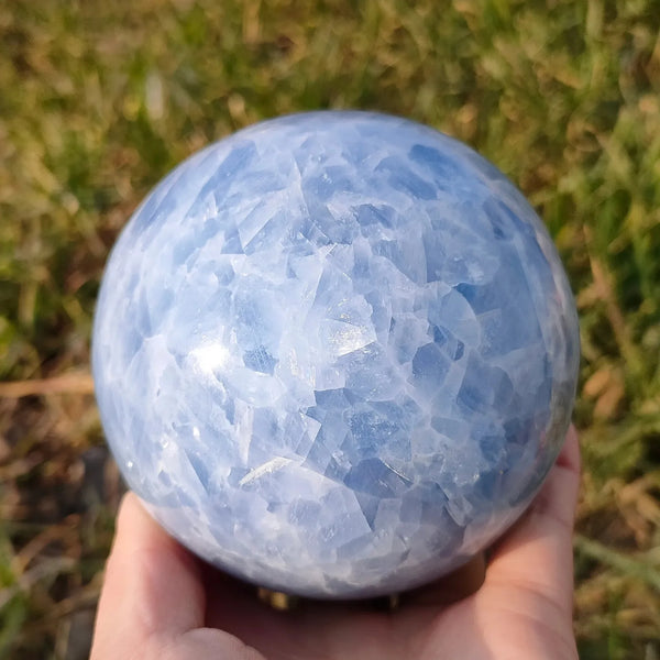 Blue Calcite Celestite Ball-ToShay.org