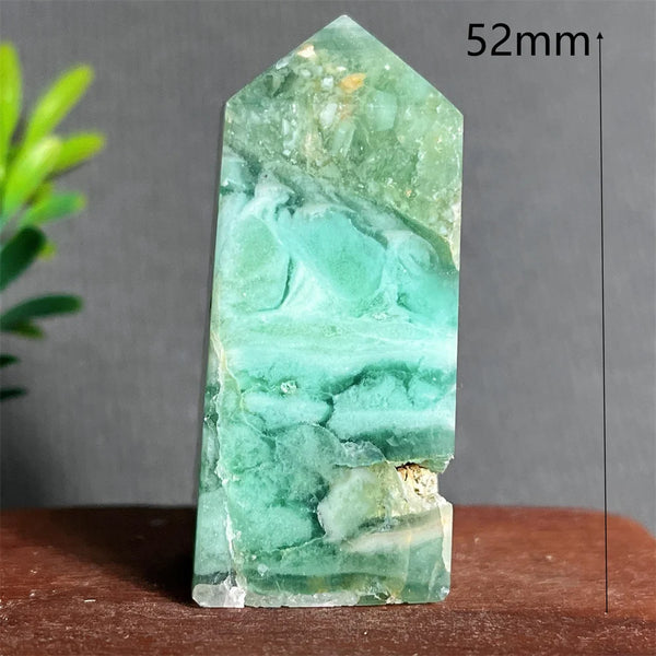 Green Jade Crystal Tower-ToShay.org