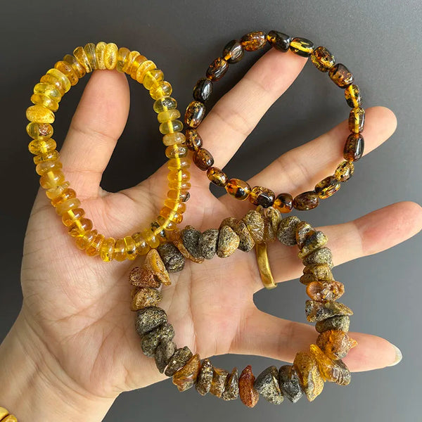 Yellow Amber Bracelets-ToShay.org