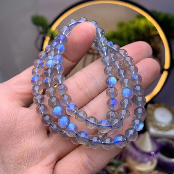 Blue Labradorite Wrap Bracelet-ToShay.org