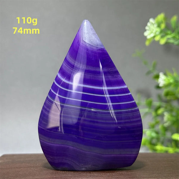 Purple Agate Torch-ToShay.org