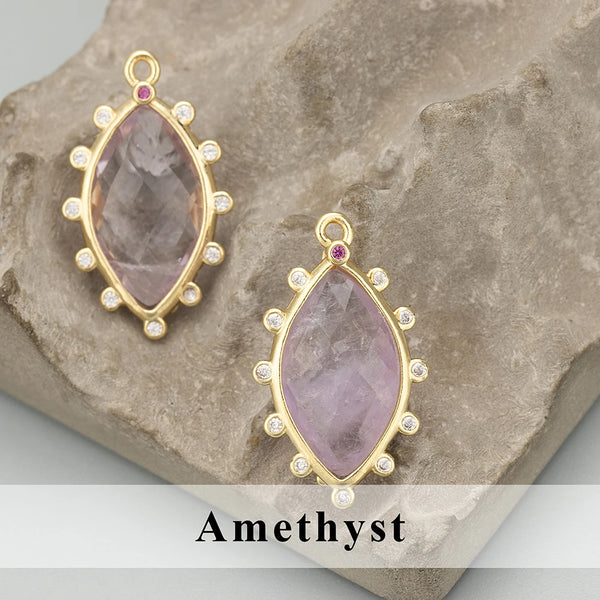 Mixed Crystal Eye Charms-ToShay.org