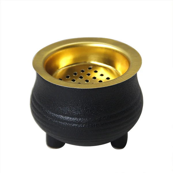 Black Ceramic Incense Burner Pot-ToShay.org