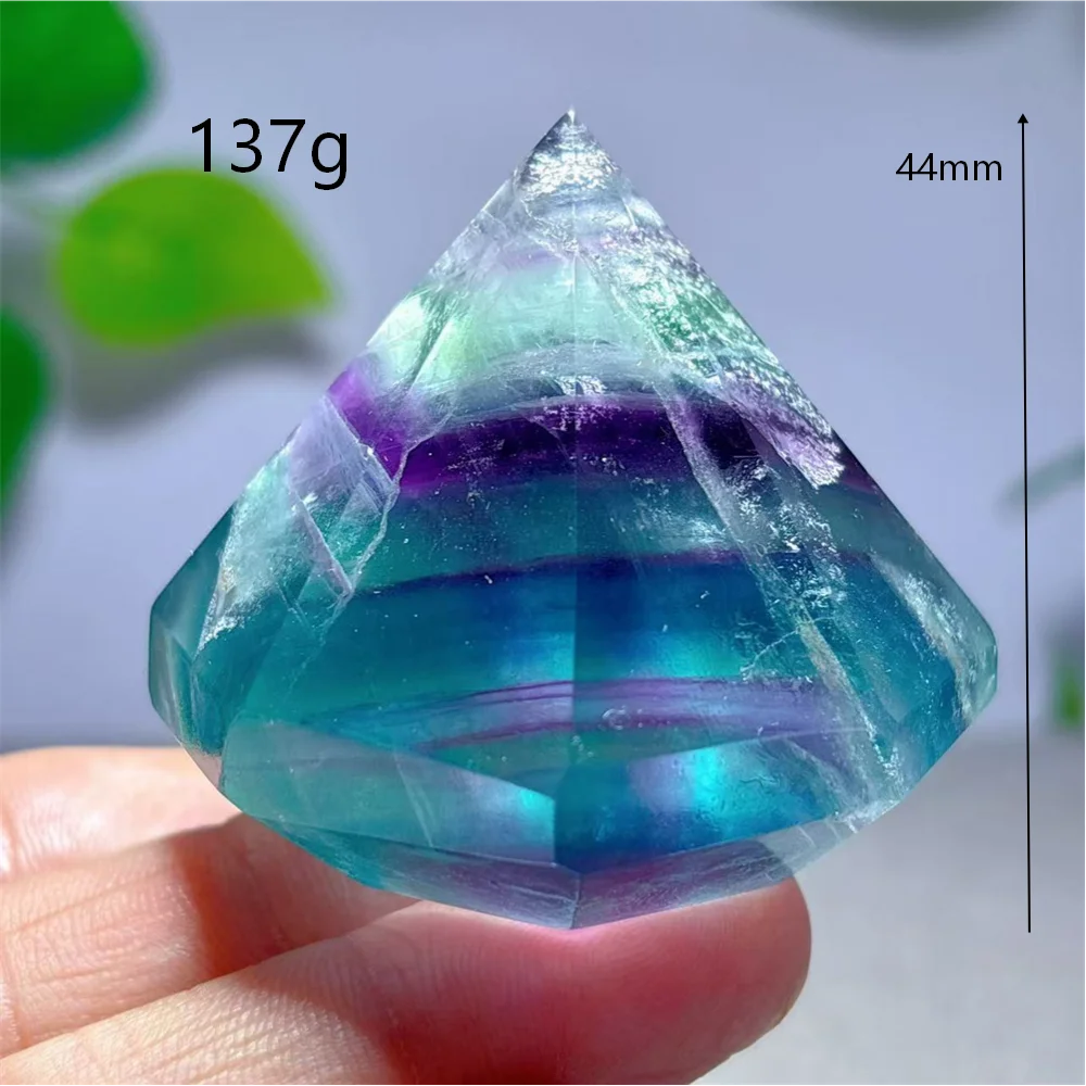 Rainbow Fluorite Diamond-ToShay.org