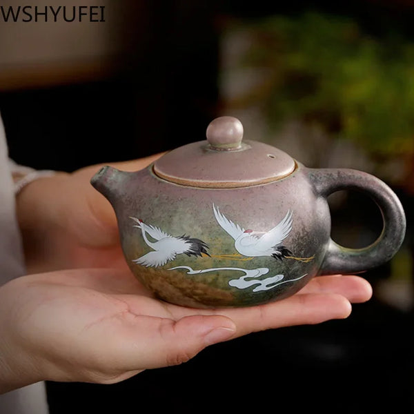 Crane Ceramic Teapots-ToShay.org