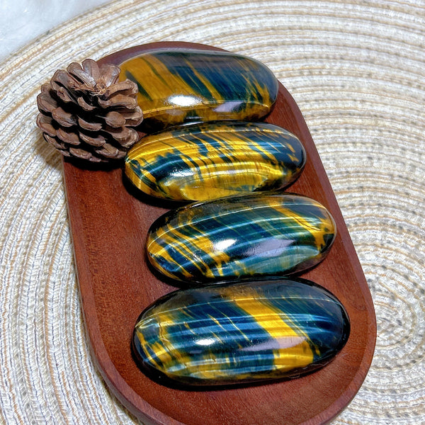 Blue Yellow Tiger Eye-ToShay.org