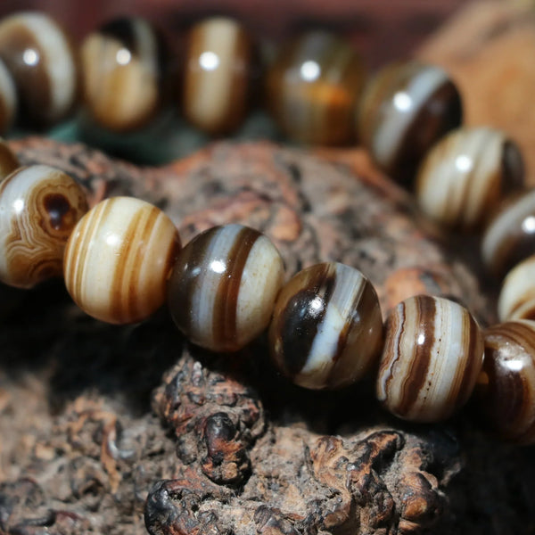 Tibetan Agate Dzi Beads-ToShay.org