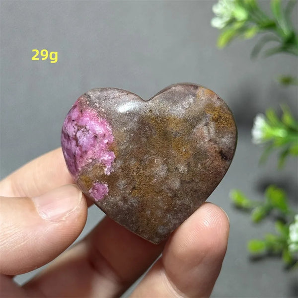 Pink Cobalt Calcite Heart-ToShay.org