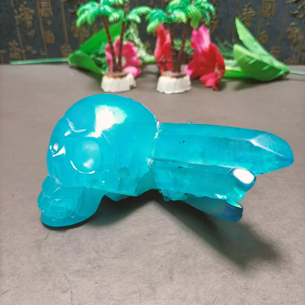 Blue Angel Aura Skull-ToShay.org