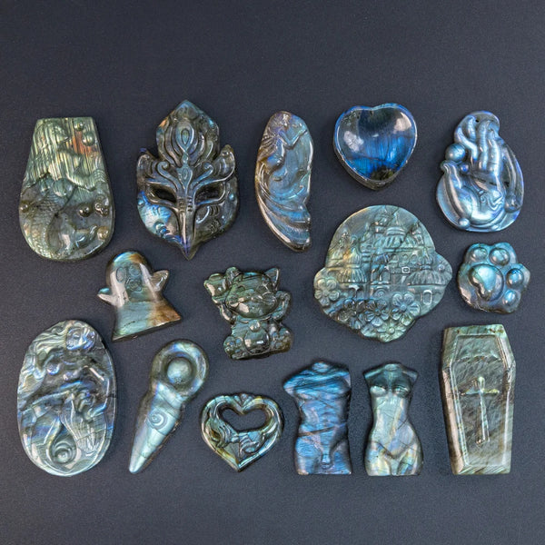 Blue Labradorite Charms-ToShay.org