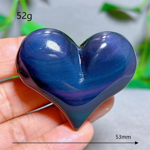 Rainbow Obsidian Heart-ToShay.org