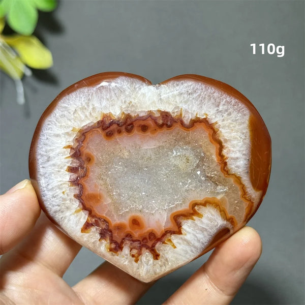 Purple Agate Geode Heart-ToShay.org