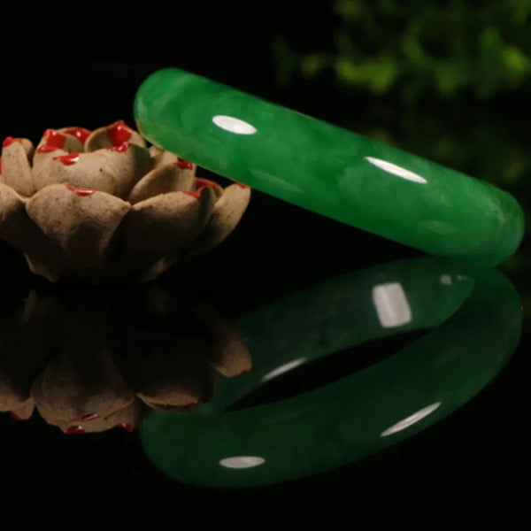 Green Jade Bangle-ToShay.org