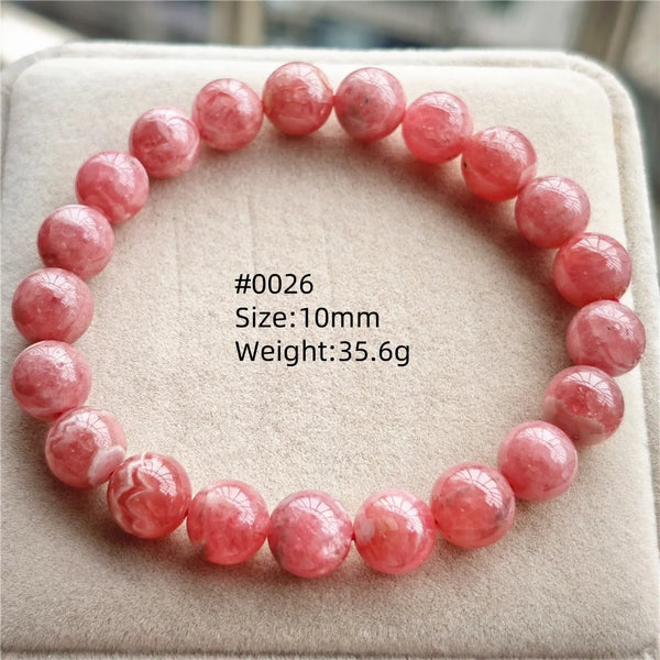 Pink Rhodochrosite Bracelet-ToShay.org