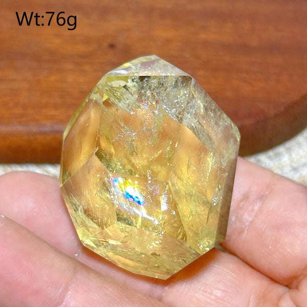 Yellow Smokey Citrine Crystal-ToShay.org