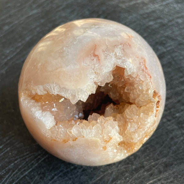 Pink Sakura Agate Ball-ToShay.org