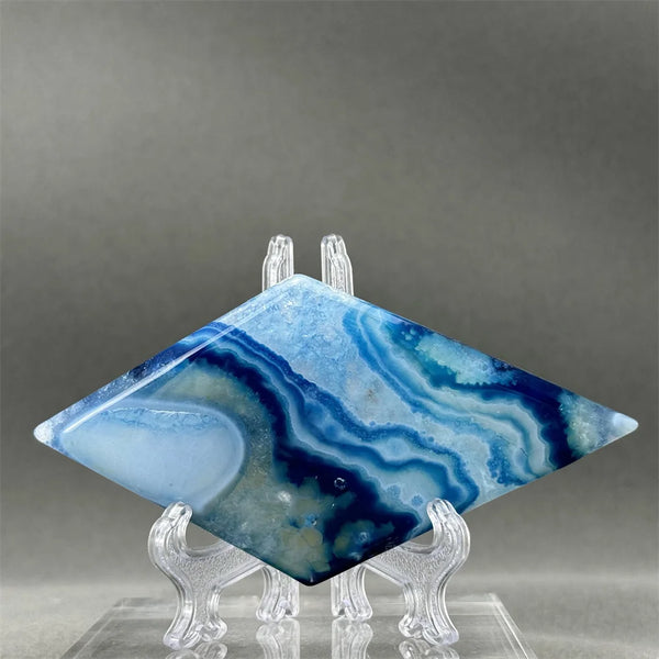 Blue Agate Rhombus-ToShay.org