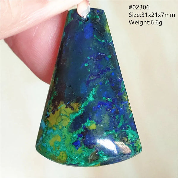 Blue Azulite Pendant-ToShay.org