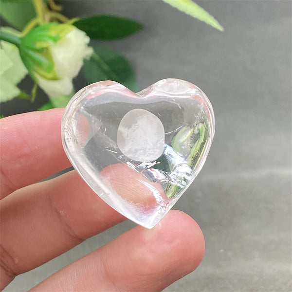 Clear Crystal Heart-ToShay.org