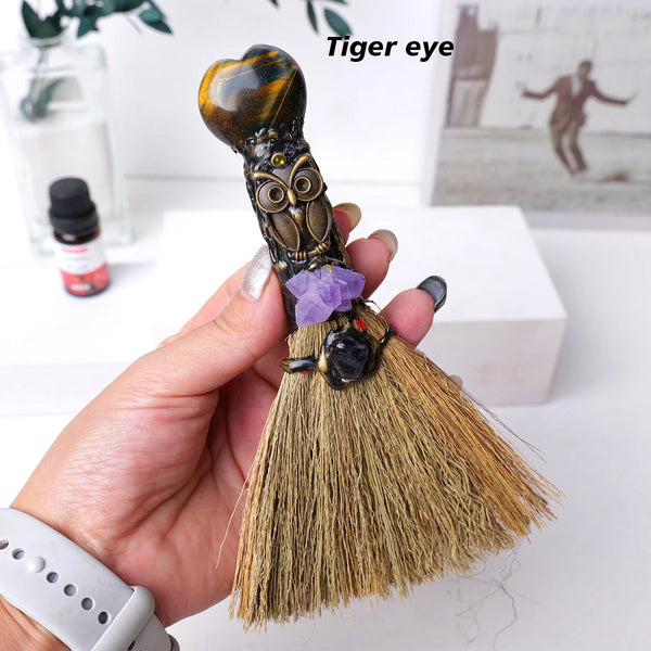 Mixed Crystal Heart Broom-ToShay.org