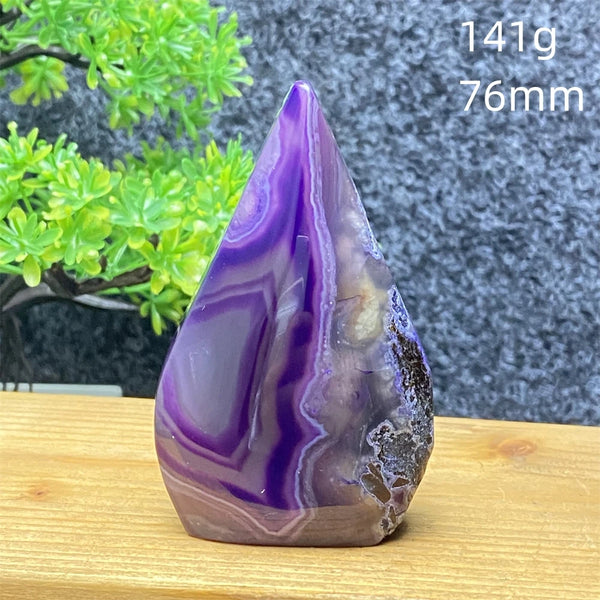 Purple Agate Torch-ToShay.org