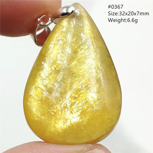 Gold Lepidolite Flash Pendant-ToShay.org