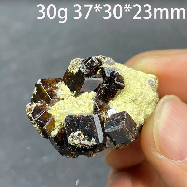 Red Garnet Quartz Cluster-ToShay.org