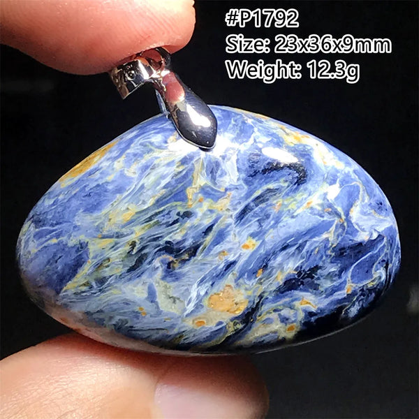 Blue Pietersite Pendant-ToShay.org